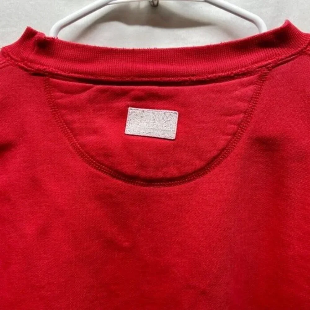 Vintage Nebraska Cornhuskers Sweatshirt Men's XXL Red 90s Gear For Sports Cotton - Picture 6 of 16